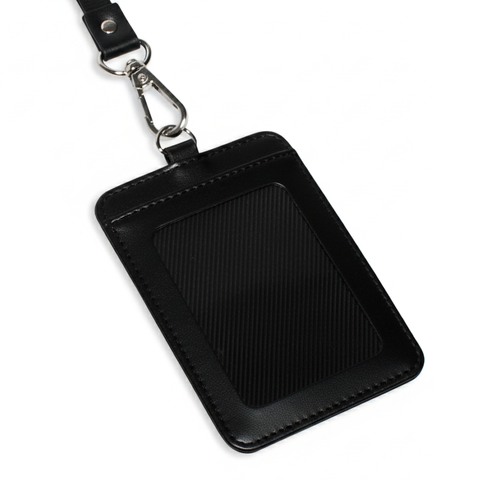 Portrait ID Card Holder with Lanyard and Box Set