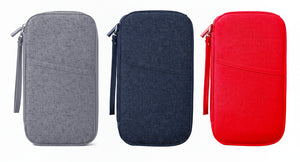 Multi-Compartment Travel Organizer (Wrist Strap Included)