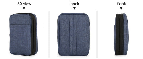 Double Layer Gadgets and Accessories Organizer Pouch (with Front Pocket)