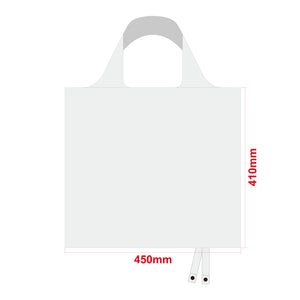 Premium Foldable Polyester Tote Bag (With Button Closure)