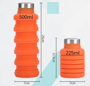 500ml Collapsible Silicone Bottle