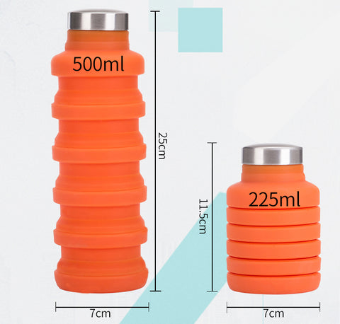 500ml Collapsible Silicone Bottle
