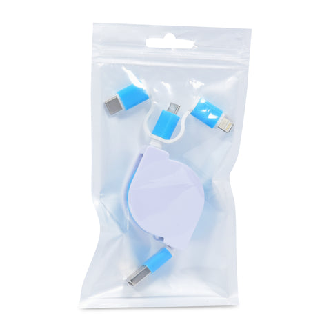 Retractable Charging Cable (with Type-C)