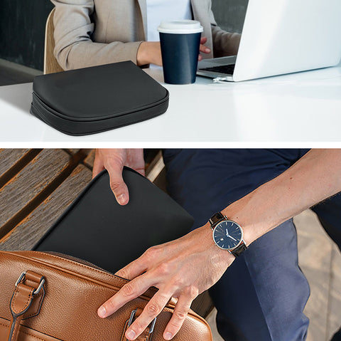 Premio Leather Gadget Organiser Pouch