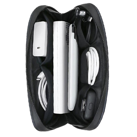 Premio Leather Gadget Organiser Pouch