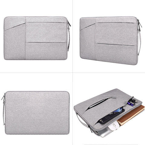 13 Inch Laptop Sleeve with Multi Zip Design and Handle