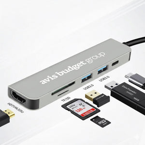 6 in 1 Hub with USB C