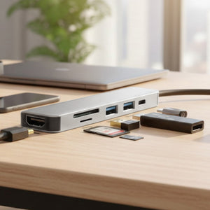 6 in 1 Hub with USB C