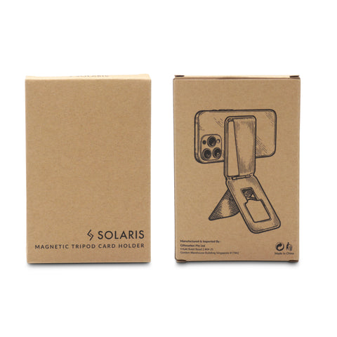 SOLARIS Magnetic Tripod Card Holder