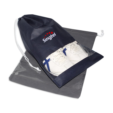 Non-Woven Drawstring Shoe Pouch / Dust Bag