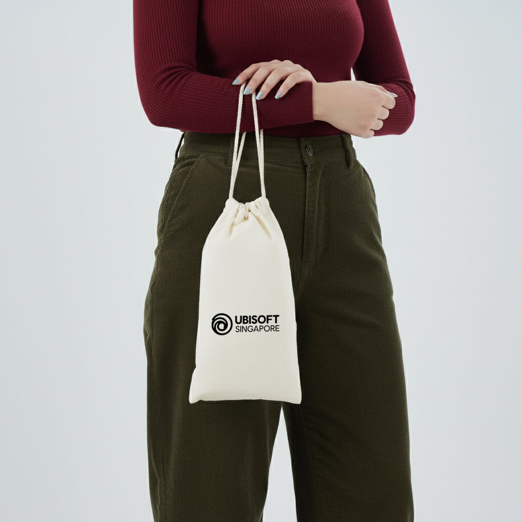 Canvas Drawstring Pouch (Fits A5)