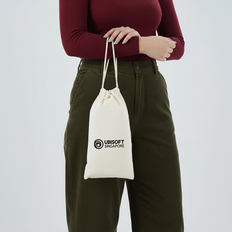 Canvas Drawstring Pouch (Fits A5)