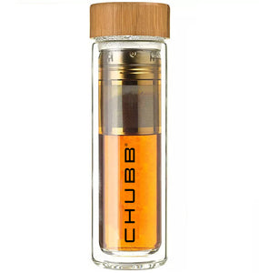 400ml Glass Bamboo bottle with Tea Infuser