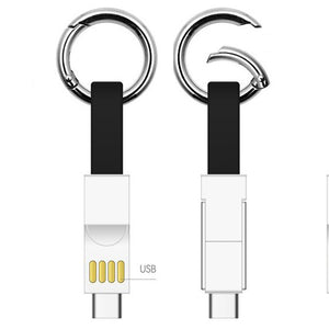 3 in 1 Keyring Charging Cable