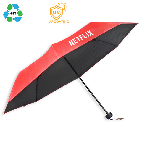 21'' Foldable RPET Umbrella (with UV Coating)