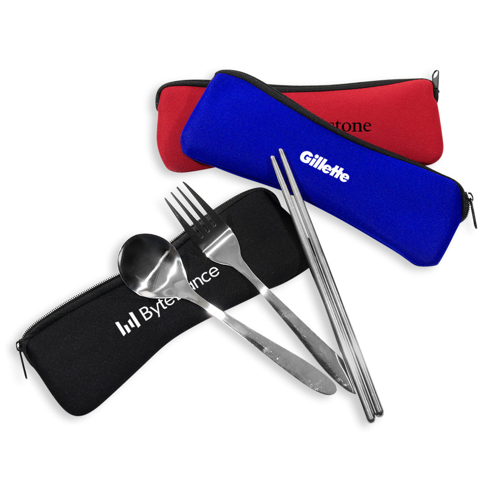 Cutlery Set in Zipper Pouch