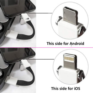 3 in 1 Keyring Charging Cable