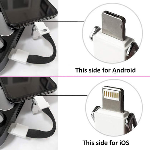 3 in 1 Keyring Charging Cable