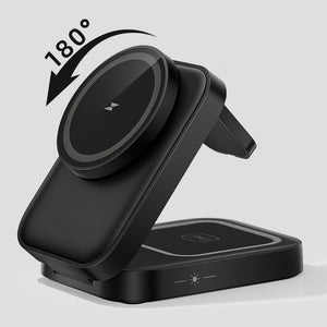 15W Foldable 3 in 1 Wireless Charger