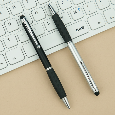 Ball Pen with Stylus (Twist-to-Write)