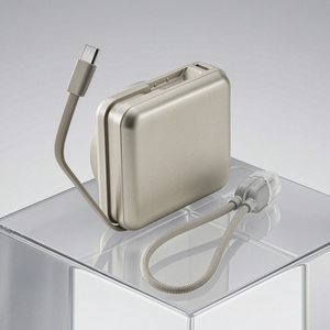 SOLARIS Compactus 10 Wireless Powerbank with Built-in Cable