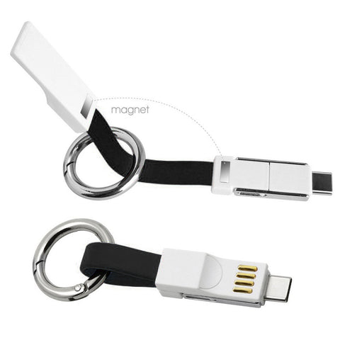 3 in 1 Keyring Charging Cable
