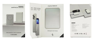 SOLARIS Amppack 10,000mah Magnetic Fast Charging Wireless Powerbank
