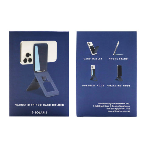 SOLARIS Magnetic Tripod Card Holder