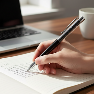 Crystal Ball Pen (Twist-to-Write)