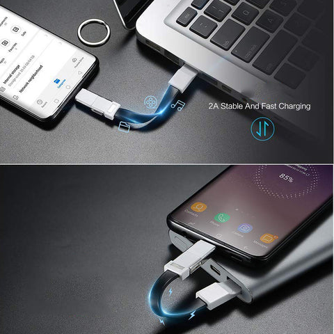 3 in 1 Keyring Charging Cable