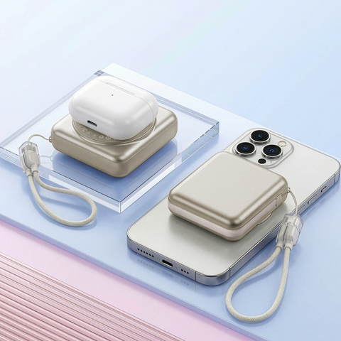 SOLARIS Compactus 10 Wireless Powerbank with Built-in Cable