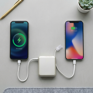 SOLARIS Compactus 10 Wireless Powerbank with Built-in Cable