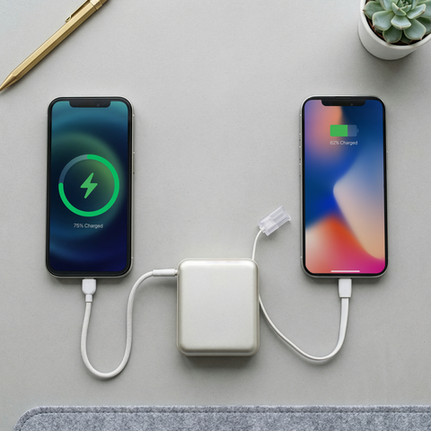 SOLARIS Compactus 10 Wireless Powerbank with Built-in Cable