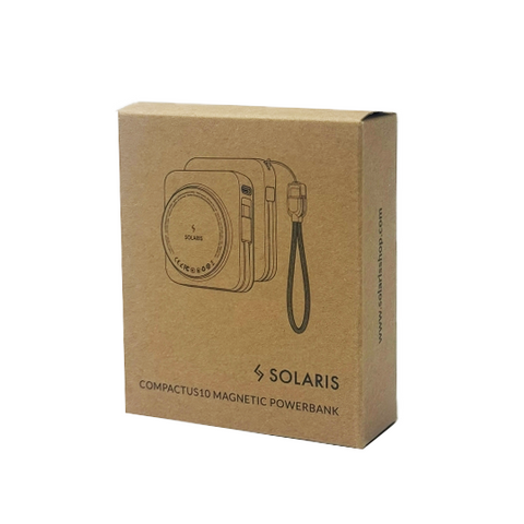 SOLARIS Compactus 10 Wireless Powerbank with Built-in Cable